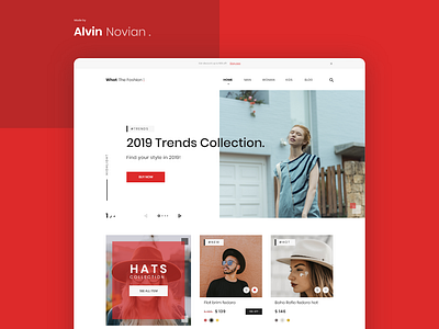 Fashion Retailer landing page app appdesign branding clean design fashion fashion design landing page landing page concept simple ui ux web website wordpress