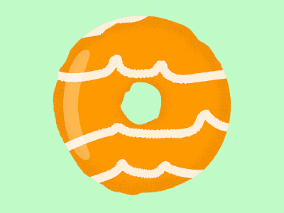 Daily Biscuit Challenge 09 brushes colour illustration partyrings rough sugar texture treat yum