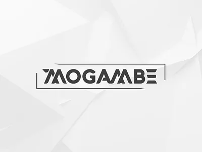 DJ Mogambe Logotyp art dj dj logo iamrushdog logo logotype typo