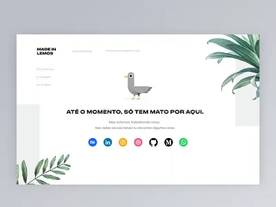 Personal Landing Page - Welcome section adobexd design interface landing page typography ui ux webdesign
