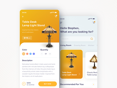 Home Decor App app app design apps decor design interface light mobile phone ui user interface ux