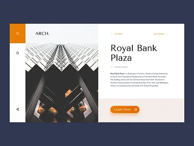 architecture screen canada design figma figmadesign minimal ui ux web web design website