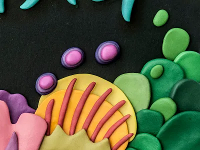 Book cover fragment book cover book jacket experiment illustration modelling clay plasticine plastillustration