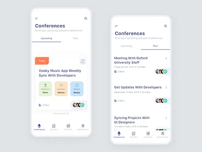 Conference App 2019 trend app design clean app design conference app customer meeting app daily meeting app design designers meeting app minimal design mob app design mobile app mobile app design mobile application mobile apps mobile ui design mobile uiux pakistan team meeting app uidesign