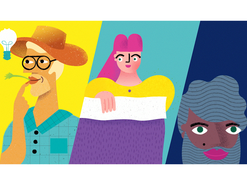 Startup Kaffiene 01 animation illustration motion graphics styleframe