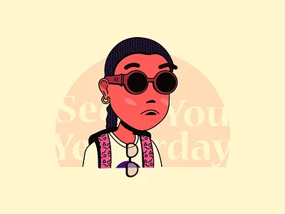 C.J. Walker - See You Yesterday art character fanart film girl illustration illustrator netflix see you yesterday typography vector