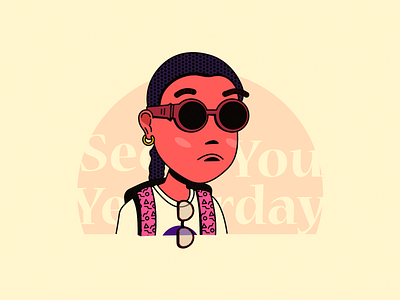 C.J. Walker - See You Yesterday art character fanart film girl illustration illustrator netflix see you yesterday typography vector