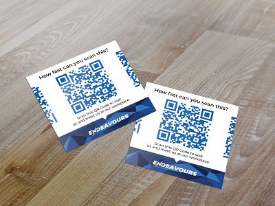 Endeavours QR code scan cards customizationpossible customized giftsforher lastminutegifts personalisationavailable personalised scancard scancodes