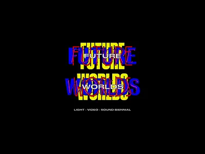 Future Worlds Logo branding logo sydney goldstein typography