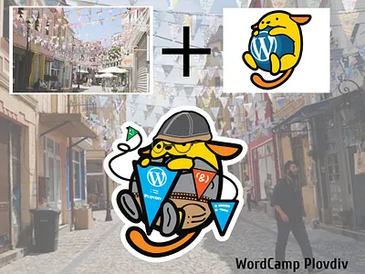 Wordcamp Plovdiv Hipster Wapuu design hipster illustration illustrator maskot vector wapuu wcplv wordcamp wordpress