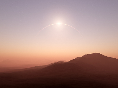 Minas - Seek A Dream 3dart celestial crescent crescentmoon digitalart exoplanet fantasy fantasyart fractal isosurface mojoworld moon mountains procedural scifi scifiart space spaceart spacescape volumetrics