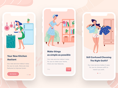 Femina Illustration Pack Vol. 1 design header illustration icon icon pack icon set iconset illustration illustration kit ui vector website design