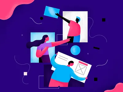 Brand New Agency illustration app brand branding design draw gradient graphics icon identity illustration ios logo typography user vector web website