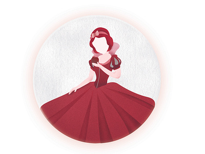 Snow White design illustration ui