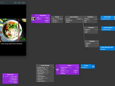A simple particle effect to make your food app yummier motion design origami studio