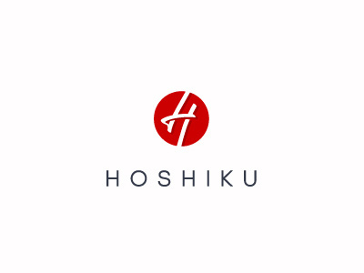 Hoshiku branding chinese cosmetic h logo