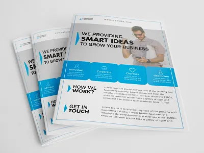 Marketing Sales Flyer brand identity branding corporate design flyer graphic design marketing rabbidesigner sales flyer vector