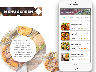 Food App app ui