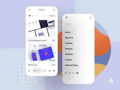 Symbol Design System 2 adaptive components craftwork design design system interface light minimal modern sketch symbol ui ux web