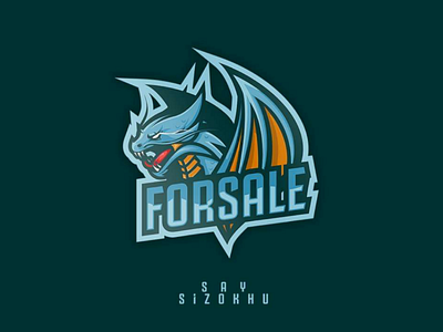 Dragon blue brand cartoon dragoon esport esports esportslogo logo sizokhu wing