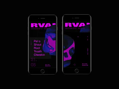 rvan` line up ui branding graphic design illustration poster typography ui web