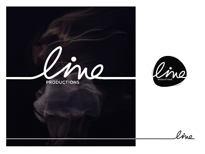 Line Productions branding calligraphy design flat hand drawn icon illustration illustrator lettering line logo line productions logo logodesign minimal production company production house productions typedesign typography vector