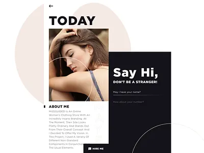 Hire a model dailyui figma