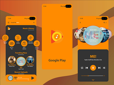 Music App Redesign Concept app design music app redesign