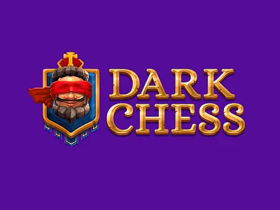 Dark Chess Logotype 2019 trend art blizzard branding chess clash royale dark design fantasy game logo logotype style supercell