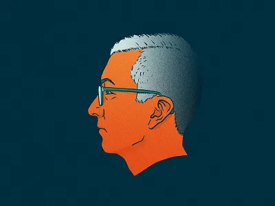 Kade brush pen portrait profile