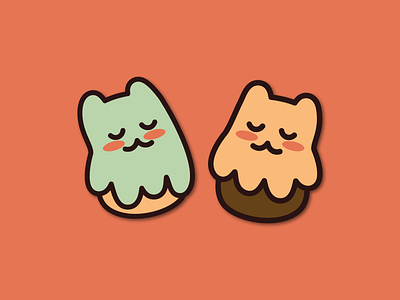 Cupcake Kitties 2d adobe animal animals art branding design illustration