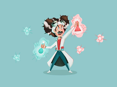 Dr. (Mad Scientist) Mario 💊 doctor illustration lab coat mario scientist smash smash bros super mario