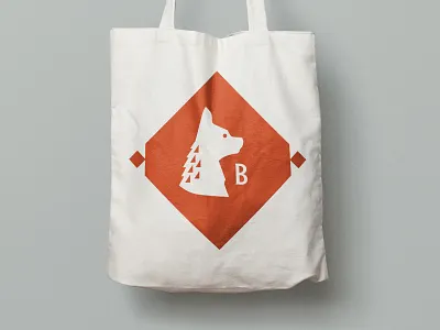 Farmer's Market - Chihuahua Logo - Tote 2 art direction badge bag branding chihuahua concept design dog dog logo emblem full circle geometric graphic design letter b logo product design profile regal tote