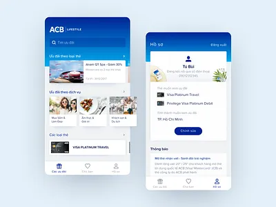 ACB Lifestyle bank app bank card banking