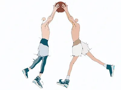 Daily Doodle basketball doodle doodles editorial editorial illustration illustraion nike