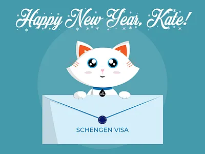 Kittykate design illustration vector