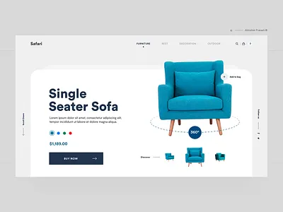 Furniture Landing Page agency branding clean design ecommerce ecommerce shop ecommerce web site furniture home page ios landing landing page shop sofa typography ui ux web web design web design agency