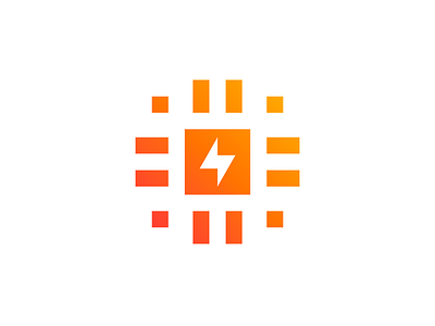 Abstract microprocessor abstract geometric lines microprocessor minimalist modern solid strong symbol