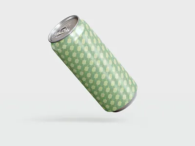 Ale to the Pale Green — No 15 Can beer beer branding can art color color theory graphic design illustration illustrator minimal pattern pattern a day pattern art simple vector vector illustration