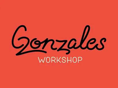 Gonzales Workshop brand identity branding branding and identity branding concept custom type custom typography daily logo daily logo challenge daily logo design dailylogochallenge design hand lettered hand lettering hand type illustration logo logo design type typography vector
