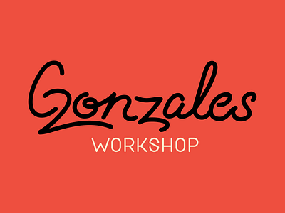 Gonzales Workshop brand identity branding branding and identity branding concept custom type custom typography daily logo daily logo challenge daily logo design dailylogochallenge design hand lettered hand lettering hand type illustration logo logo design type typography vector