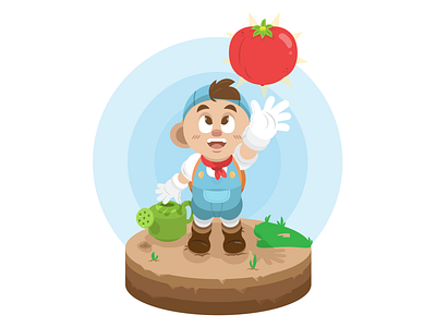 Big Harvest character design design farm farmer farming gaming harvest harvest moon illustration people perspective vector video game videogame