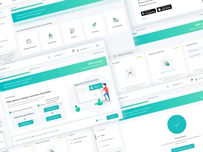 Visuals for Fast KYC clean design illustraion interface kyc minimal ui ui design user experience ux verification visuals web website