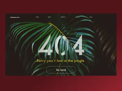 Error 404 concept design designer error 404 landing page ui uidesign webdesign website concept