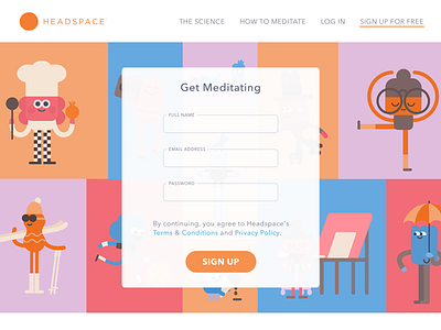 WEEK 01: SIGN UP 100 days of ui challenge design redesign weekly challenge