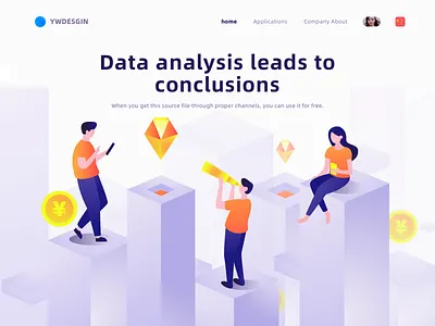 Bitcoin Mining To Get Wealth Characters Flat Vector Illustration bitcoin bitcoin services bitcoins branding data analysis design flat illustration ui ux vector