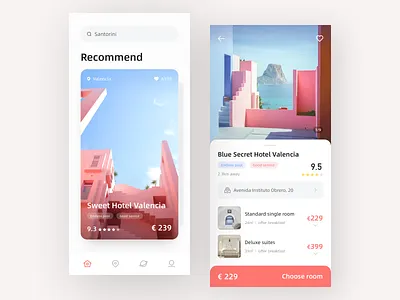 Hotel App UI app hotel photography ui