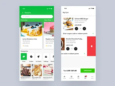 E-commerce Mobile App app cart design e commerce ios mobile shopping ui uiux ux
