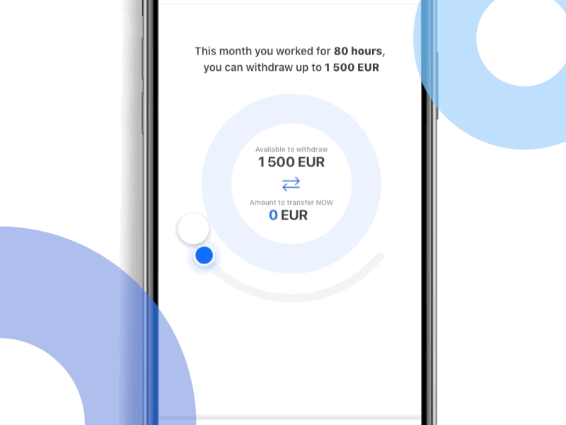 Fintech App animated app cash fintech mobile mobile app money slider ui ui design ux ux design