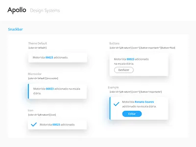 Snackbar use cases design systems button clean clean ui design design systems icon inspiration light version microcolors snack snackbar themes use cases